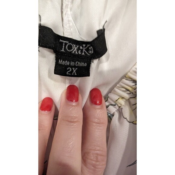 The Limited Ivory Peplum Top With Black Lace Collar‎ SZ XS Office librarian Twee - Picture 4 of 4